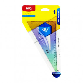 Ensemble de triangles en plastique Chenguang à 60 degrés