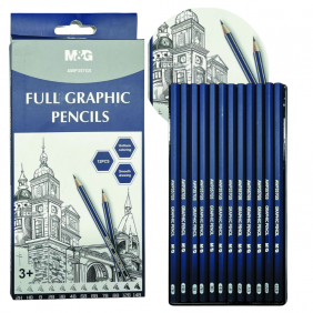 Crayon graphique complet de 2H A 24B