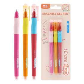 Stylo gel effaçable bleu cristal 0.7mm B75R4
