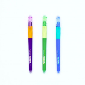 Stylo gel effaçable 0.7 mm cristal bleu