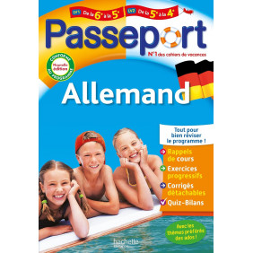 Passeport Allemand de la 6e à la 5e Edition 2022