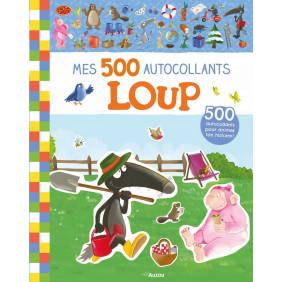 Mes 500 autocollants Loup - Dès 3 ans