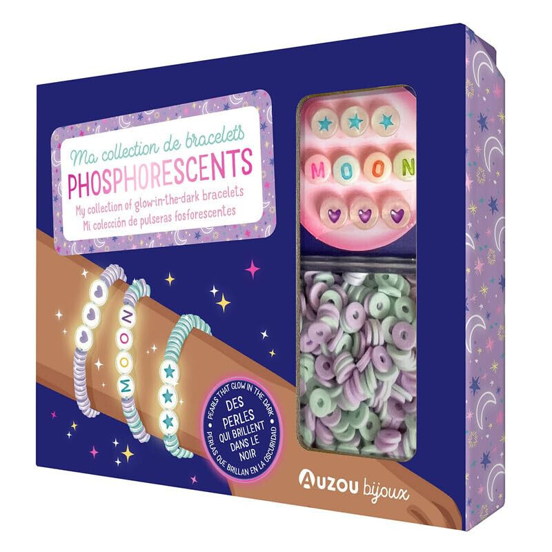 JOEJONI Kit De Bricolage Bracelets – 64 Pièces – Pour Filles Dès 5 Ans – Cadeaux Créatifs 5-12 Ans
