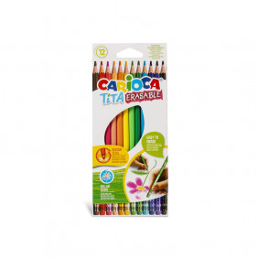 Crayons De Couleur Tita Effaçable 12 Pièces