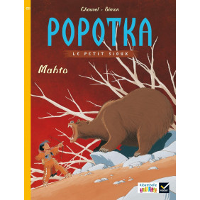 Ribambelle CE1 série jaune éd. 2016 - Popotka le petit sioux - Album BD 2 - Dès 7 ans