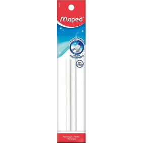 2 Gommes de recharge pour crayon a gomme Gom-Pen - blanc