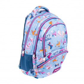 Sac à dos d'école 4 fermetures éclair 25 L spécial série Roller 2