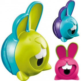 Maped - 1 x taille-crayons, boîte à crayons CROC Rabbit, pour stylos fins, avec boîte à crayons - Couleurs assorties