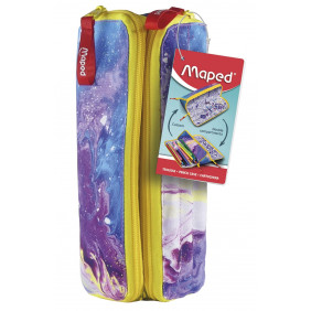 Maped - Trousse Scolaire Double Ouverture XXL - Trousse Personnalisable Réversible, avec 1 Côté A Colorier