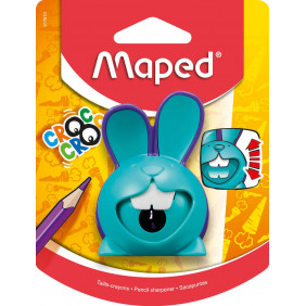 Maped Croc Croc Innovation - Taille-crayons 1 trou, coloris Bleu