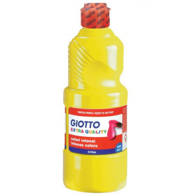 Gouache scolaire flacon 500ml jaune