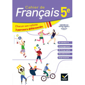 Français 5e. Cahier de Français Edition 2020