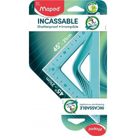 MAPED Equerre Flex Incassable 45 degrés Hypoténuse 21 cm