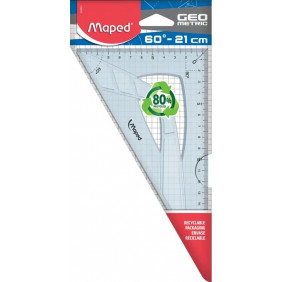 MAPED Equerre Geometric 60 degrés longueur 21 cm