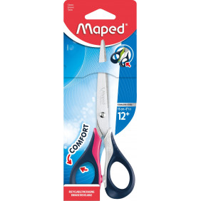 Maped ciseaux Sensoft, 16 cm, pour droitiers, à bouts pointus - Dès 12 ans