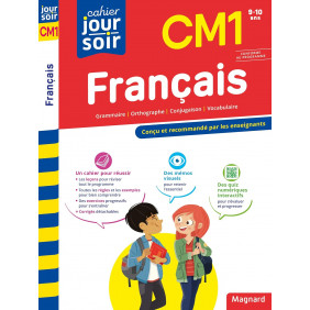 Cahier du jour/cahier du soir Français CM1- 9 - 10 ans