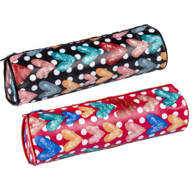 Pochette "Cœur" 21x6x6cm