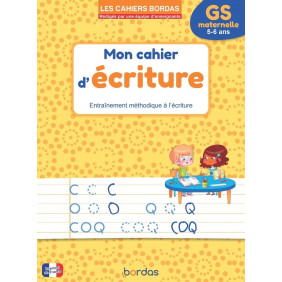 Mon cahier d'écriture GS maternelle