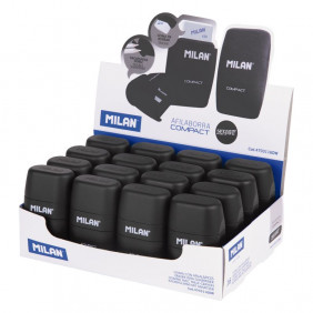 Gommes avec taille-crayons COMPACT Shadow - Vendu à l'unité