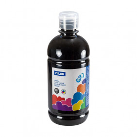 Bouteille gouache 500 ml noir