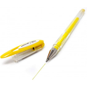 Stylo roller Signo Pastel Ecriture moyenne Jaune - Signo