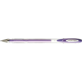 Stylo roller signo pastel ecriture moyenne violet