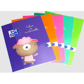 Cahier oxford Piqué 17*22 32 90g double ligne 3/10