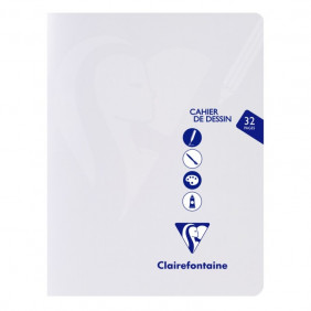 Clairefontaine Mimesys - Cahier de dessin polypro - 17 x 22 cm - 32 pages