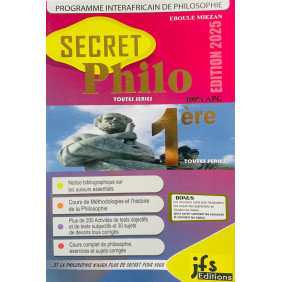 Secret philosophie 1ère résumés + exos corrigés