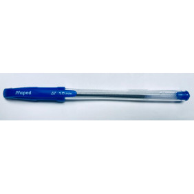 Stylo bille cristal maped bleu