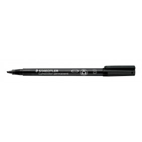 STAEDTLER Marqueur permanent 314B Lumocolor, noir 314-9