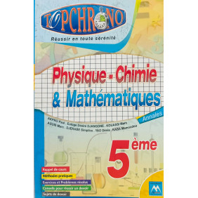 Top chrono physique - chimie et mathématiques 5ème