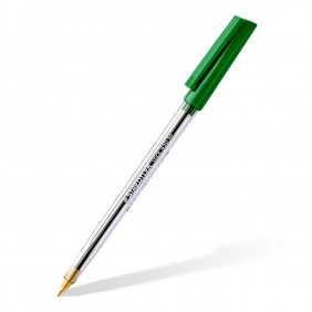 Staedtler - Stick 430 - Stylo-Bille pointe moyenne verte