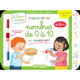 J'apprends les nombres de 0 à 10 en manipulant. Avec 10 anneaux à manipuler