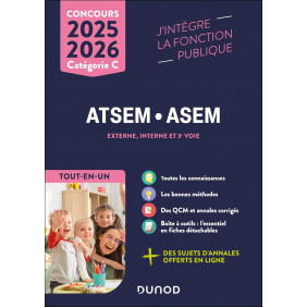 Concours ATSEM ASEM - Tout-en-un - 2025-2026: Externe, interne et 3e voie