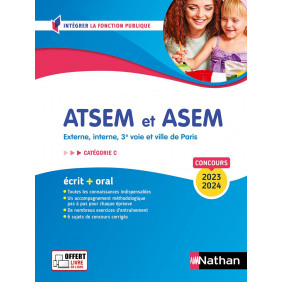 Concours ATSEM et ASEM catégorie C Edition 2023 - 2024