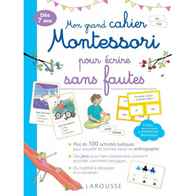 Mon grand cahier Montessori pour écrire sans fautes