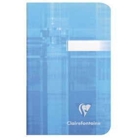 Clairefontaine 63592C Un Carnet Agrafé - 9x14 cm - 96 Pages Petits Carreaux - Papier Blanc 90 g - Couleur Aléatoire