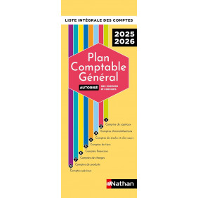 Plan comptable général Edition 2025 - 2026