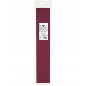 Papier crépon bordeaux 2.5*0.5