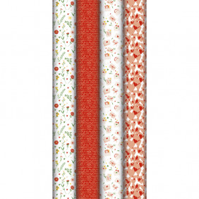 Rouleau de papier cadeau excellia 80G 2 X 0,70m amore
