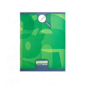 Cahier piqué 17*22 32p seyes 4mm 90g