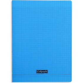 Cahier piqué 24*32 140P bleu 90g 8000 polypro seyès