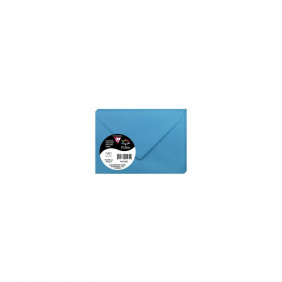 Clairefontaine 5550C - Paquet de 20 Enveloppes Mini Format 7,5x10cm Turquoise