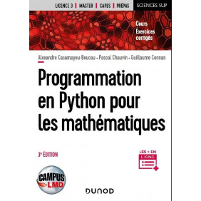 Campus-programmation EN Python Pour LES Mathématiques - 3e Ed.