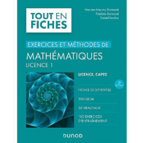 Campus Mathématiques licence 1 - Exercices et méthodes Daniel Fredon Fréd