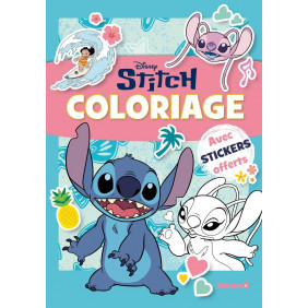 Coloriage Disney Stitch. Avec stickers offerts