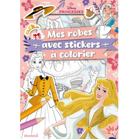 Mes robes avec stickers à colorier