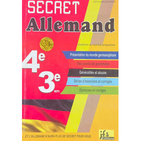 Secret allemand 4e 3e résumés + exercices corrigés