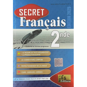 Secret français 2nde- Résumés + Exos corrigés